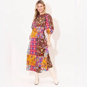 NWT Alden Adair Clover Triple Crown Dress - Size XS